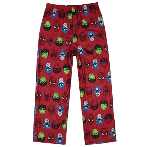 Centric Brands Avengers Pajamas Kid's Avengers Superhero Icons AOP Print 2-Piece Long Sleeve Jersey PJ Pant Set Boys Girls (8) Multicolored4