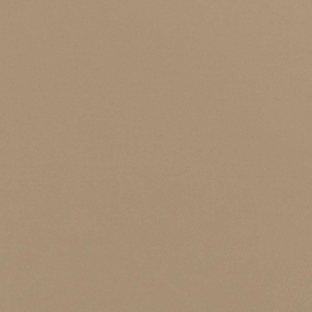 Pawilon montowany na ścianie, 300 x 300 x 200 cm, kolor taupe, poliester z wysuwaną ochroną przed słońcem, stalową ramą, do ogrodu, na taras, na zewnątrz na letnie imprezy, do jadalni