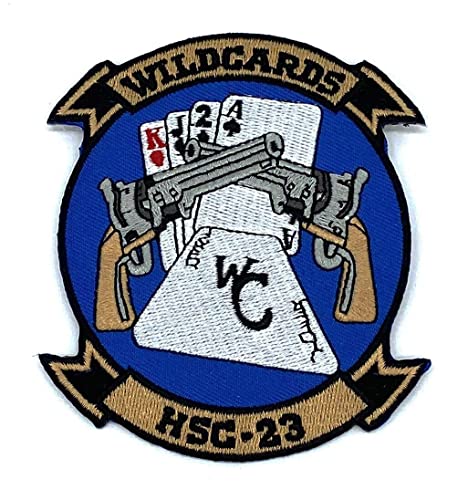 HSC-23 Wildcards Squadron Patch – with Hook and Loop