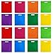 Aneco 40 Pieces 9.5 by 11.5 Inches Poly Non-Woven Bags Party Gift Tote Bag with Handles Goodie Rainbow Colors Treat Bag for Party Favors,8 Colors