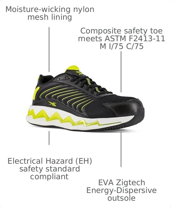 Image of Reebok Men's Work Zig Elusion Heritage Sneakers