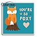 FAFPAY Sticker de Carro Jump Time for Foxy Ginger Fox Love Pegatinas de Vinilo Pegatina portátil Parachoques de Coche calcomanía de Amortiguador dwaterproof Water Car Accessories   Estilo A