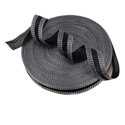 Cinta para dobladillos de pantalones Cinta autoadhesiva for pegar pantalones, 50M, borde de , longitud la ropa, reparación acortar, cintas dobladillo con plancha, accesorios costura DIY(Black)