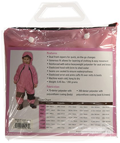 Tuffo Muddy Buddy Coveralls, Pink, 2T