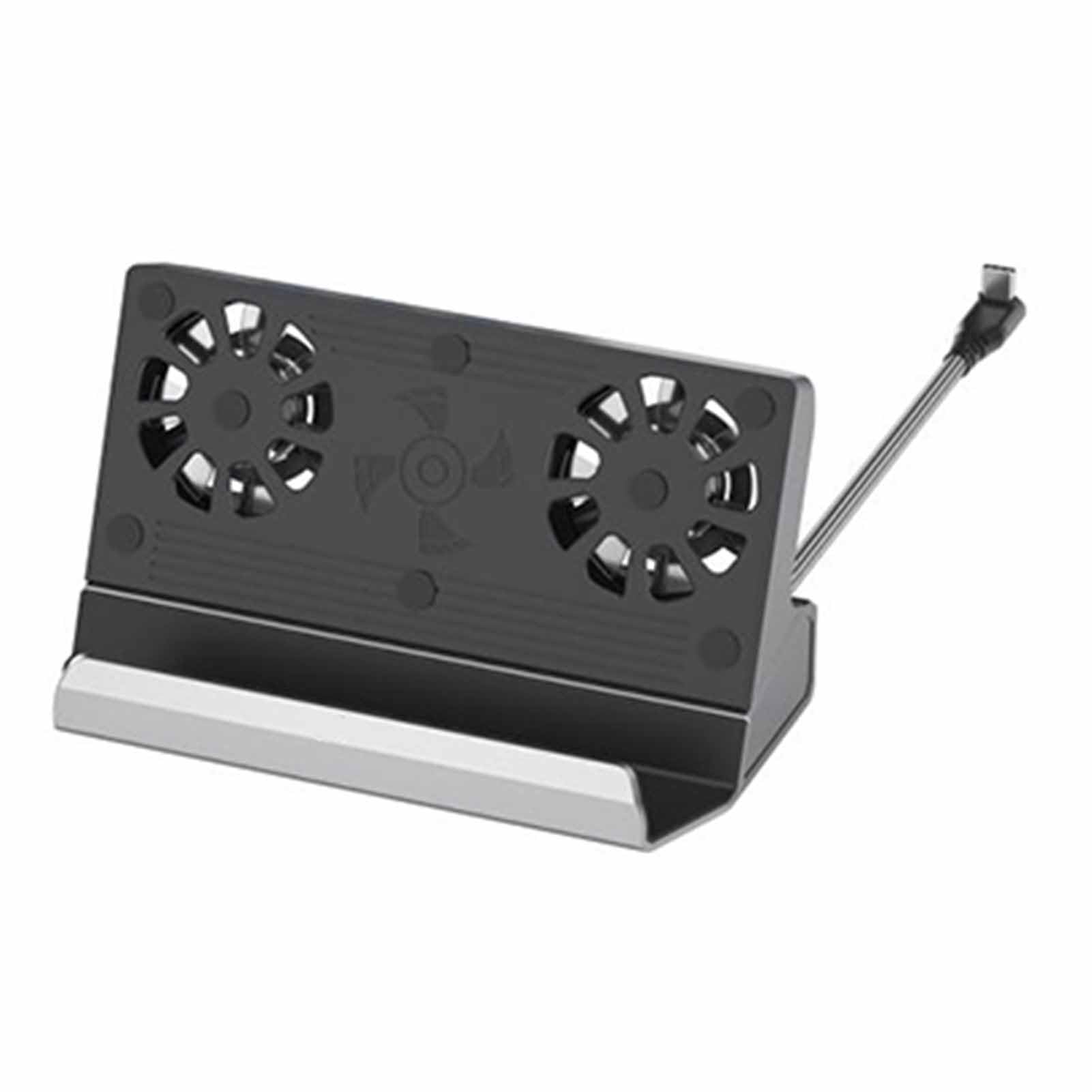 Dock Hub USB C 9 in 1 con Doppia Ventola 4K 60Hz PD3.0 per Console di Gioco Steam Deck ROG Ally