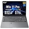 【Win 11Pro y MS Office 2019】 Laptop Core i7-9750H de metal de 15.6 pulgadas FHD (1920 x 1080) Core i7-9750H (hasta 4.5 GHz) CPU de alto rendimiento 32 GB RAM 1 TB NVMe SSD UHD Graphics 630/puerto DP