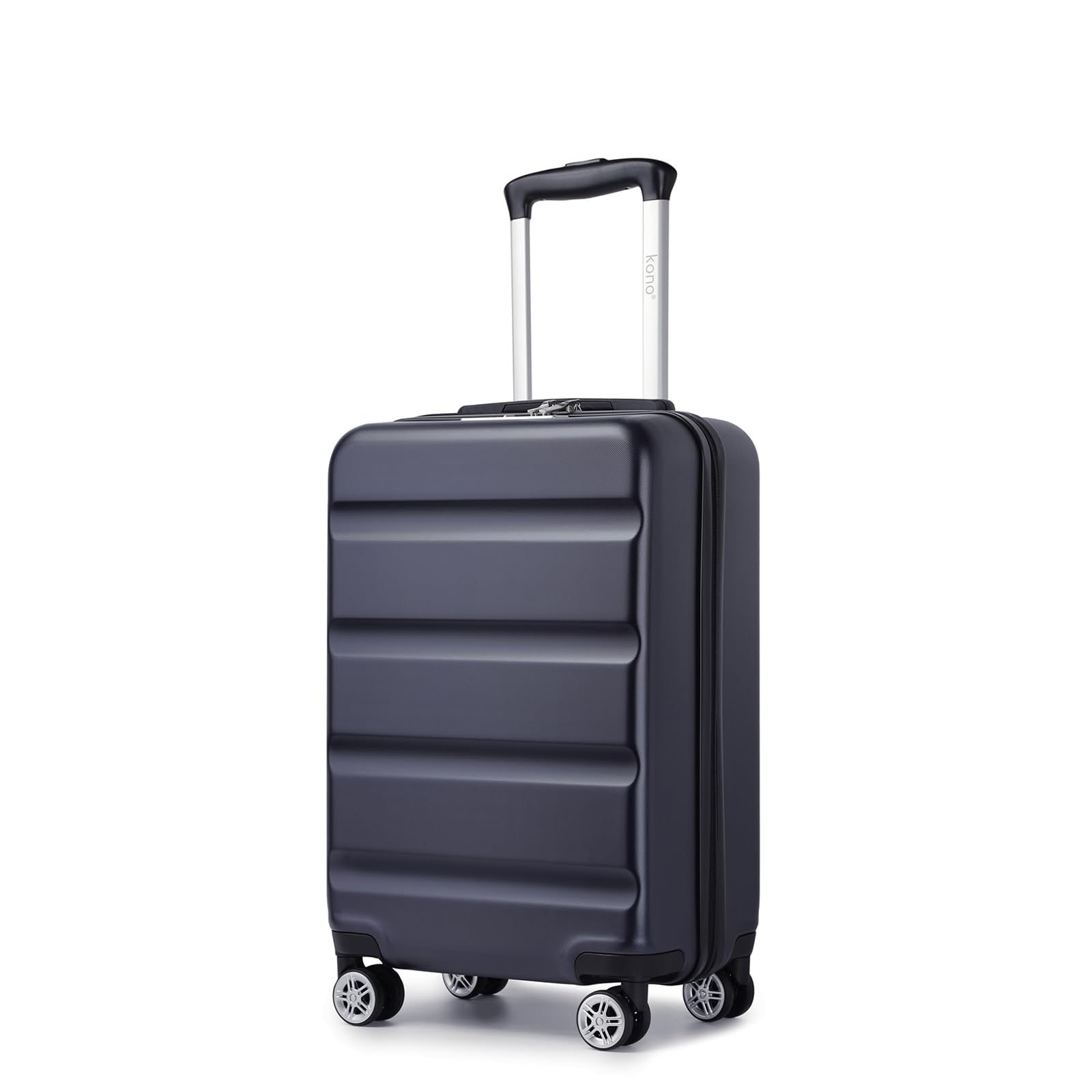 KONO Koffer Trolley Leichte Hartschalengepäck mit TSA-Schloss und doppelte Spinnrollen für Reisen und Business