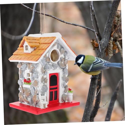 Nichoir pour petits oiseaux résistant pluie vent et froid - 7