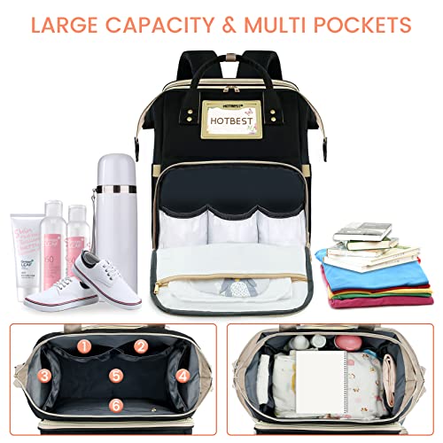 Save 10% on HOTBEST Diaper Backpack with Auto-Fold Changing Station - Image 2