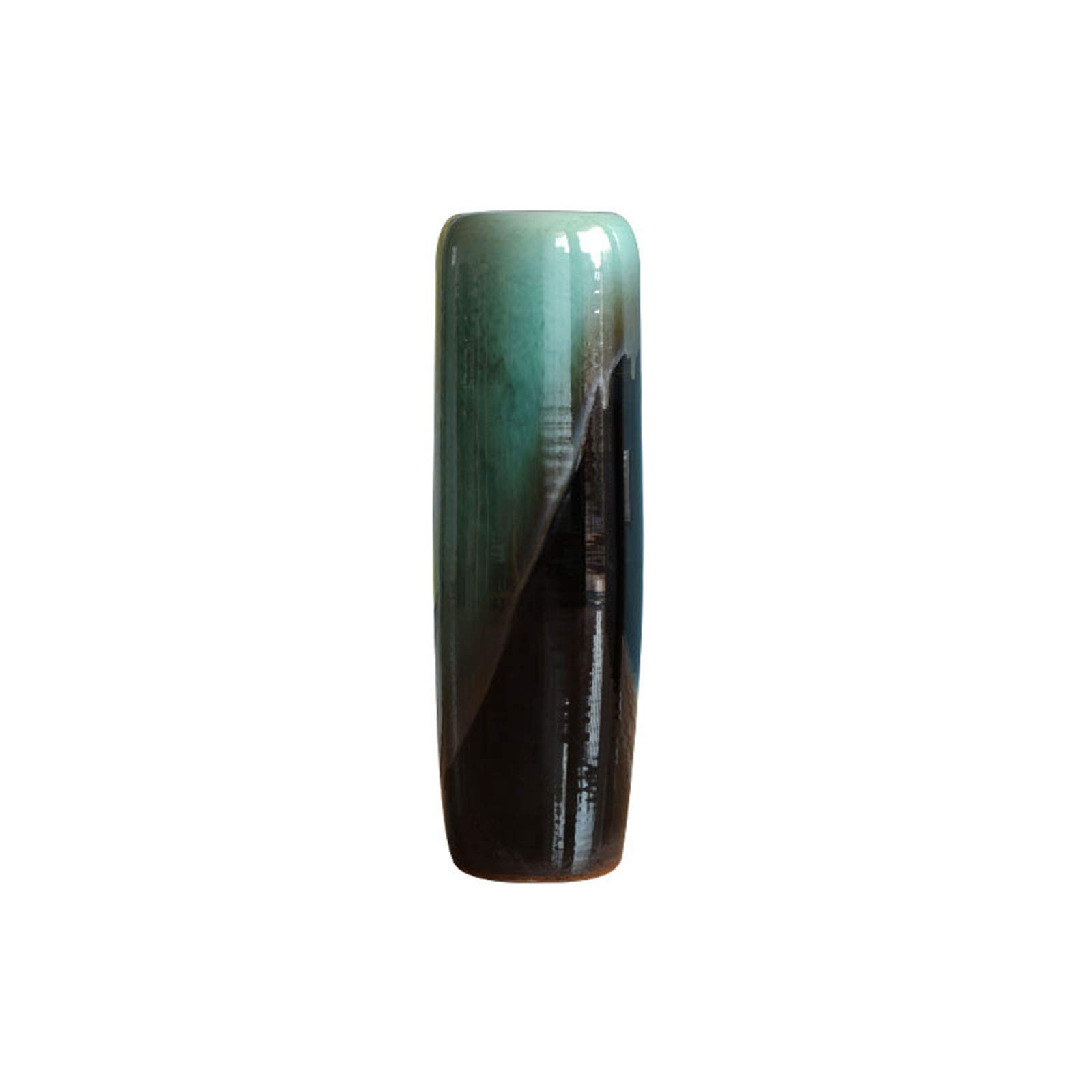asdchZen Indoor Gardening Ceramic Vases, Hotel Floor-Standing Decorative Vase Living Room Porch Corridor Corner Vase