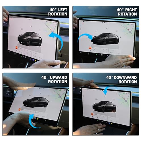 Support écran Tesla pivotant pour éliminer les reflets sur Model Y et 3