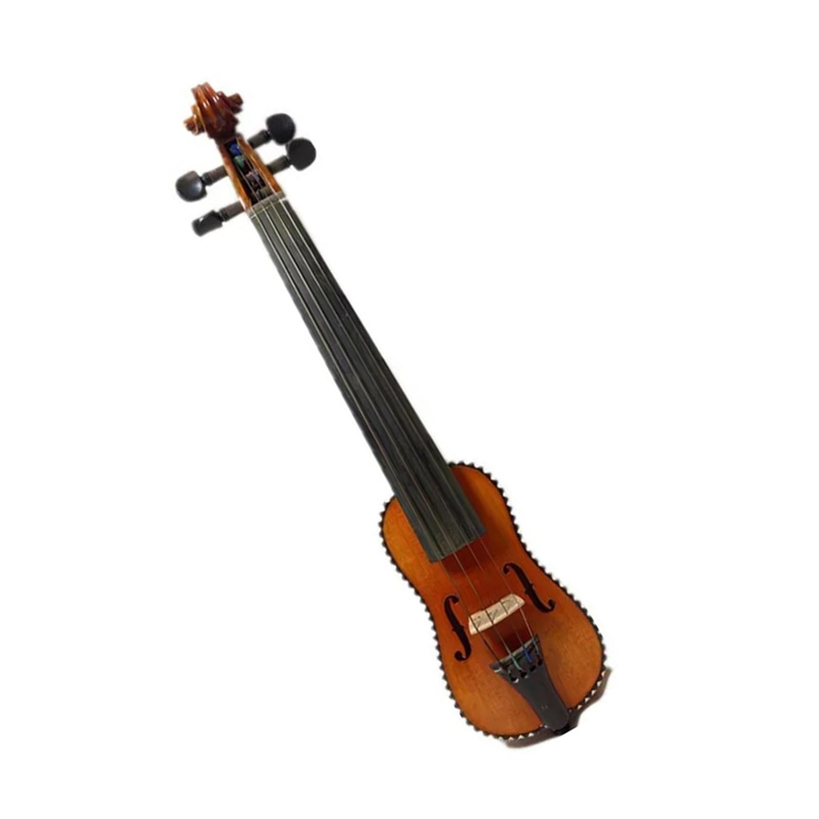 Violino Strumento A Corda Violino Da 5 5/8 Pollici Splendidamente Intarsiato Professionale