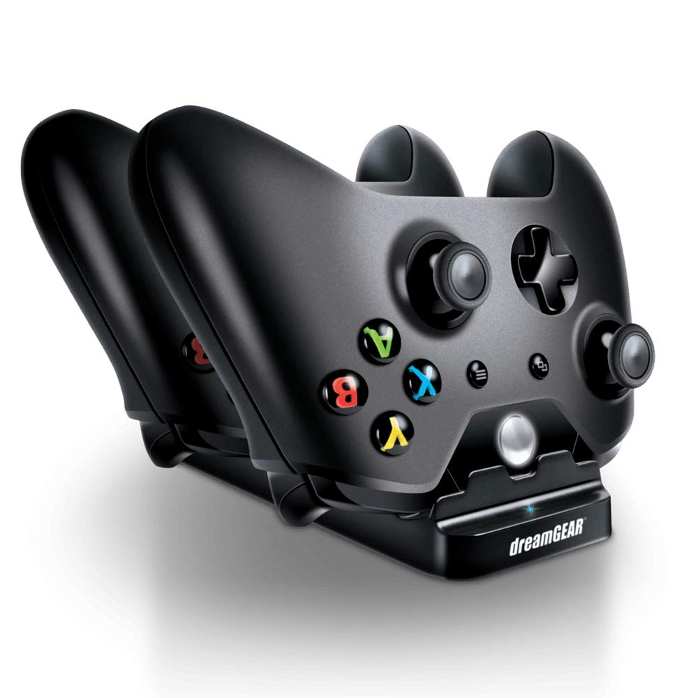 dreamGEARDual Power K Dock Black for Xbox ONE