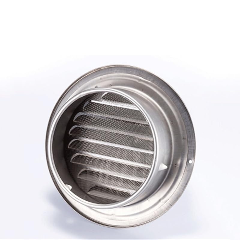 Stal Nierdzewna Wentylacja Wydechowa Kratka Wydechowa Ściana Powietrze Powietrzne, Kratka Przewód Pokrywa Ogrzewanie Ogrzewanie Wodoodporne Vents Cap(Thickening 60mm)