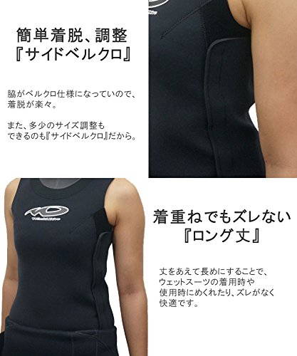 Amazon | ワールドダイブ レディース 2mmイージードライネック