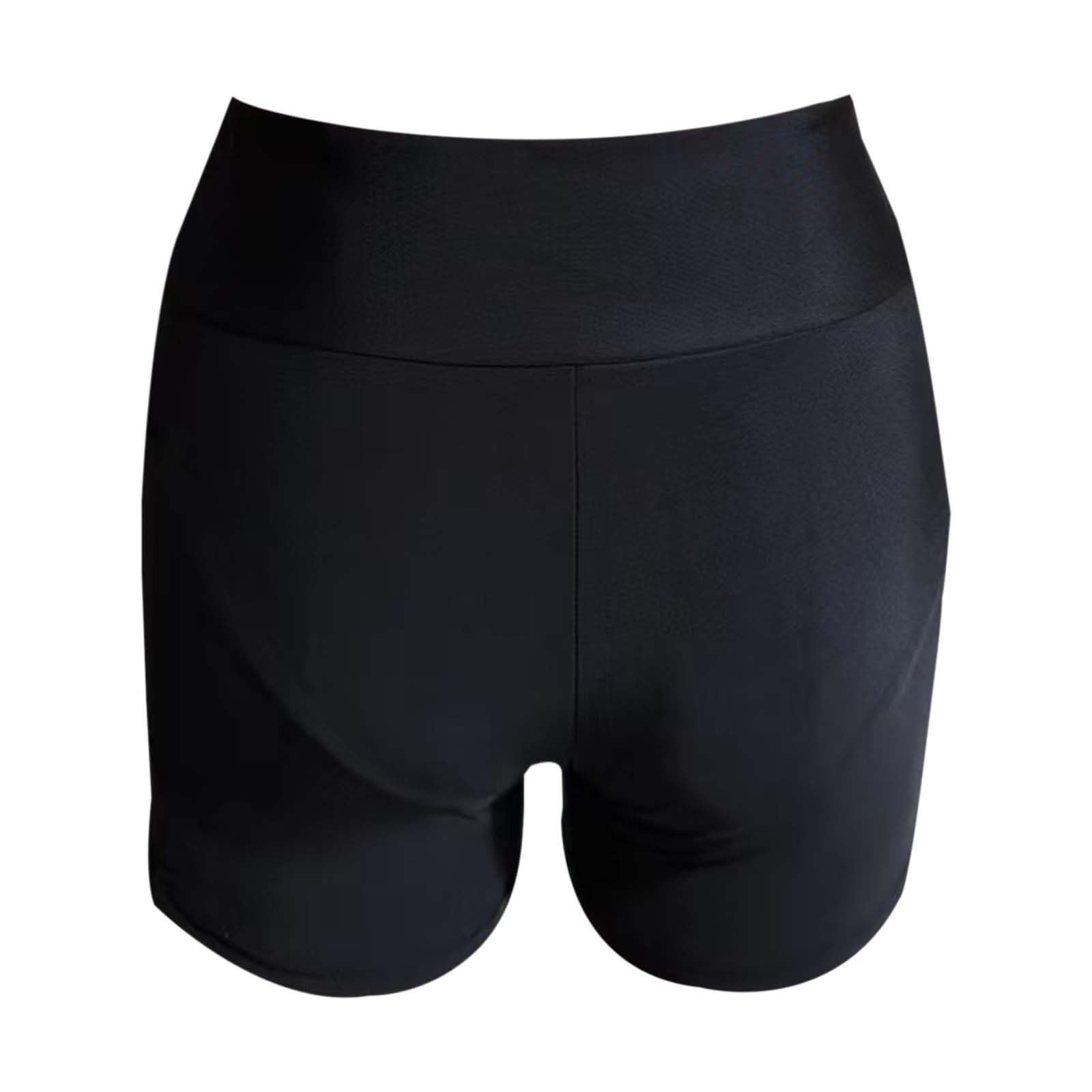 Short de Bain Femme, UV UPF50+ Maillot Culotte Bikini Taille Haute avec Poches Femme Respirable