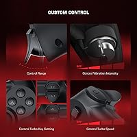 Vista 5 de GameSir T3s - Control inalámbrico para juegos para Windows PC, Android TV Box, iOS y Android, doble vibración Bluetooth Gamepad para Nintendo Switch