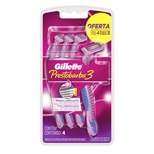 Gillette Aparelho De Depilar Descartável Feminino Prestobarba3 - 4 Unidades