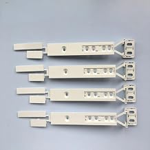 Integrated for Fridge & for Freezer Door Plastic Mounting Bracket Fixing Slide Kit Refrigerator Door Connector Guide Rail Assembly(4PCS)