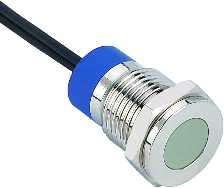 ONPOW 12mm Waterproof IP67 Flat Tri-Color RGB Pilot lamp 12V LED Indicator Light (GQ12T-D/Y/RGB/12V/S) (GQ12T-D/Y/42RGB/12V/S)