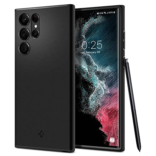 Spigen Thin Fit Case for Samsung Galaxy S22 Ultra 5G - Black