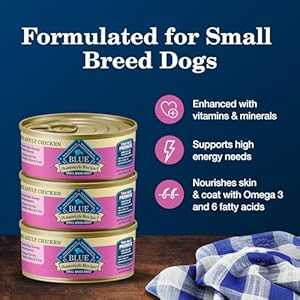 Blue Buffalo Homestyle Recipe Adult Small Breed Wet Dog Food, Made with Natural Ingredients, Chicken Recipe, 5.5-oz. Cans (24 Count)