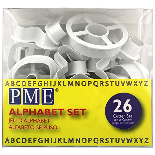 Pme Alphabet Cutters, For Sugarcraft And Cake Decorating, Set Of 26 #TOP2