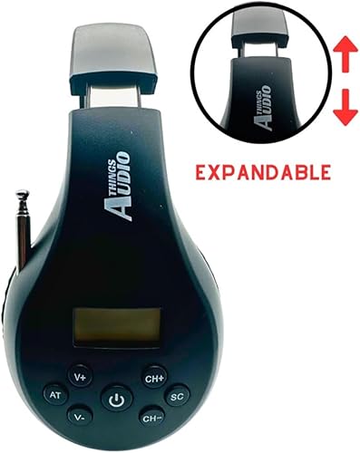 Miniatura 6 de Auriculares de radio FM personales portátiles con antena extraíble para gran recepción, caminar, trotar, relajarse, escuela, radio conversacional,