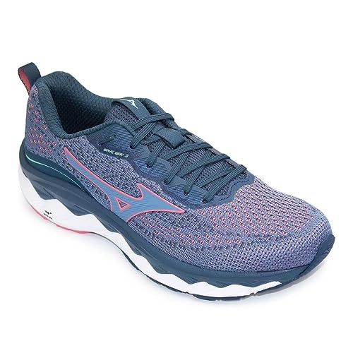 Tênis Mizuno Wave Way 3, Feminino, Cinza, 36
