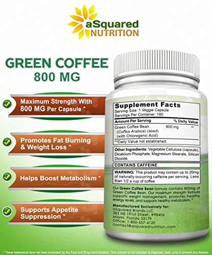 aSquared Max Strength Green Coffee