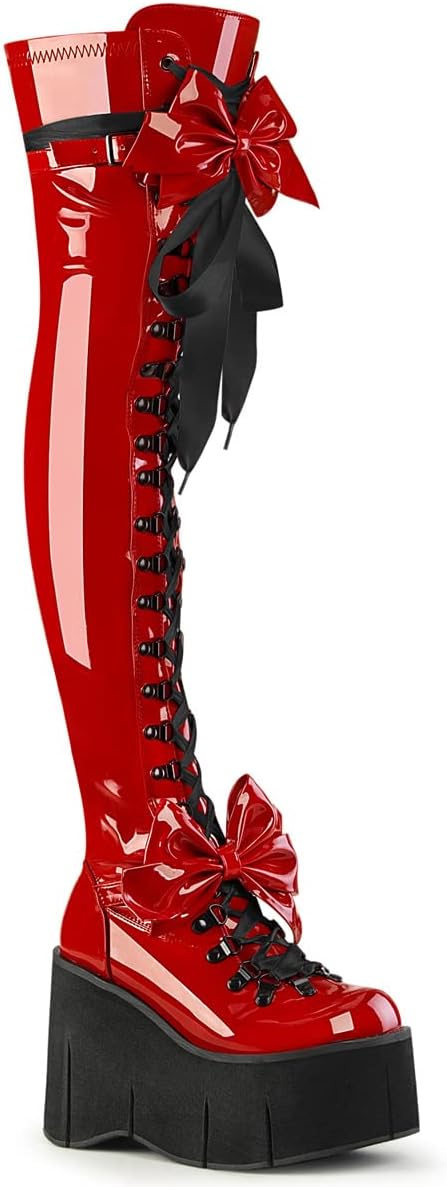 Demonia Women's Kera-303 Thigh-high Boots