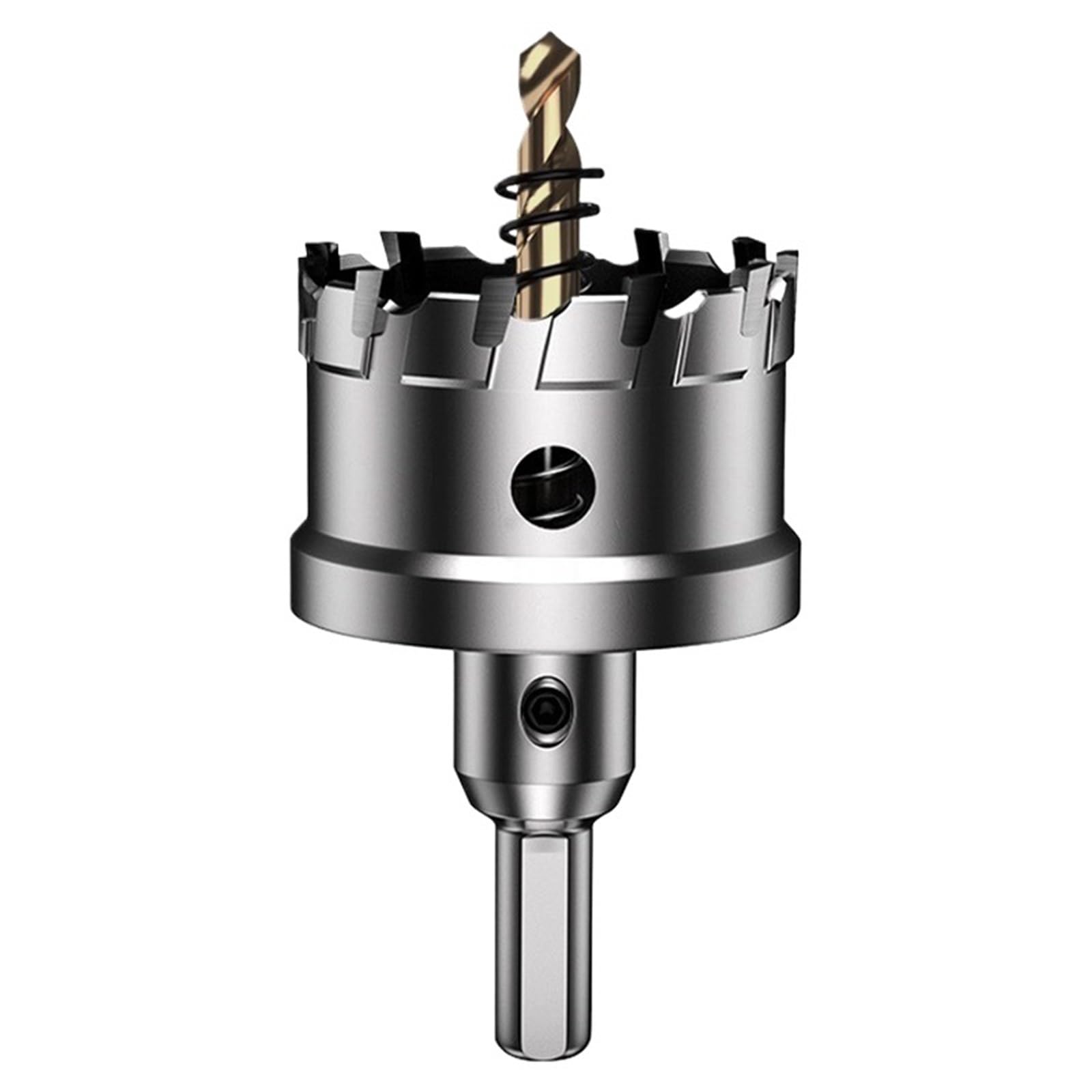 Broca de sierra corona for corte bordes aleación carburo, abrelatas circular TCT 15 mm a 100, acero inoxidable, metal y madera(100mm)