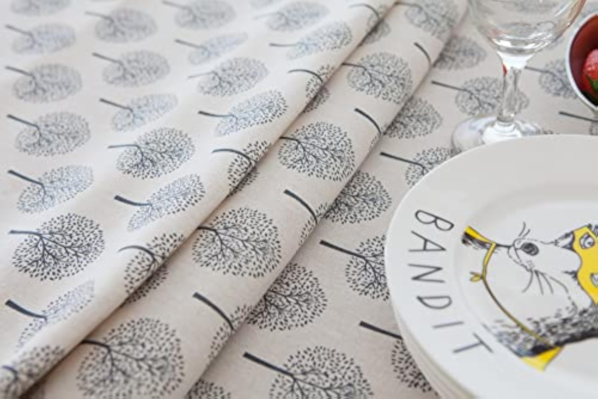 Rectangle Tablecloth Cotton Linen Table Cover