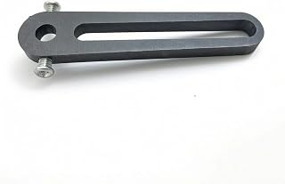 Solid Rocker Arm with Slot Rigid Machined Metal Lever Low-Profile for Makers, DIYers, Prototype Assemblies, Mechanical Repairs, Hobby Automation, L Rocker Arm a