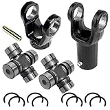 Caltric compatible with Front Prop Shaft Yoke & U-Joint Kit Polaris Sportsman 500 4X4 1996-2006
