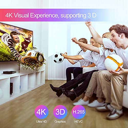 TV Box Android 9.0 TV Box Smart Media Box 1GB RAM 8GB ROM RK3318 Quad Core Bluetooth 4.2 WiFi 2.4G & 5G Ethernet 1USB 3.0 & 1USB 2.0 Set Top Box Support 4K Ultra HD Internet Video Player – Bild 3