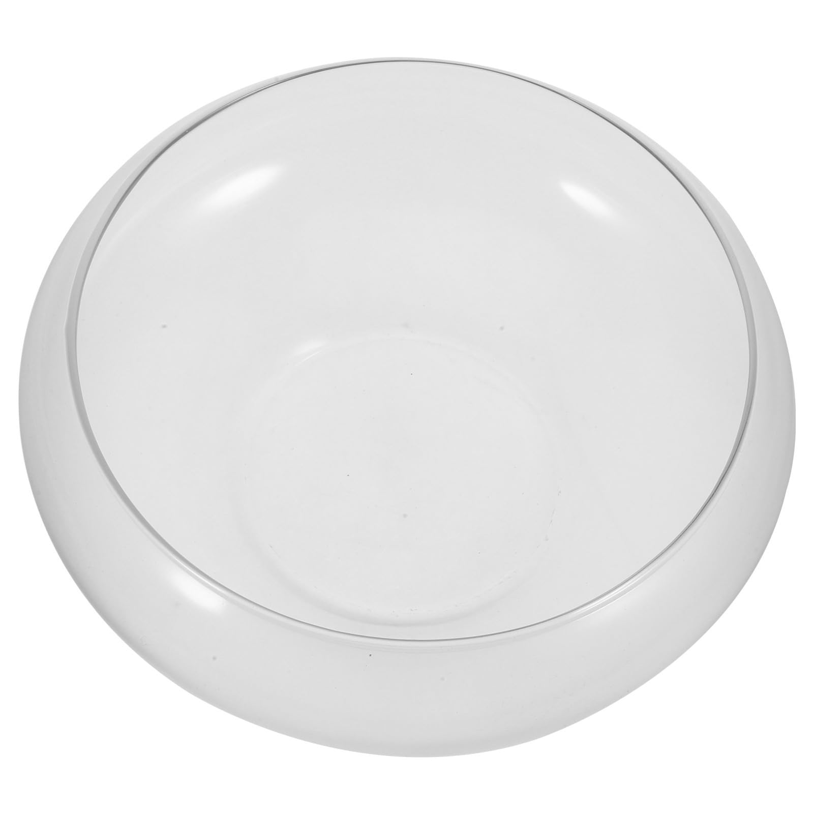 Toddmomy Cuenco Grande De Burbujas Transparente Jarrón De Cristal para Pecera Cuenco Profundo Terrario Redondo Macetero Hidropónico Cuenco De Lirio De Agua Maceta para Plantas