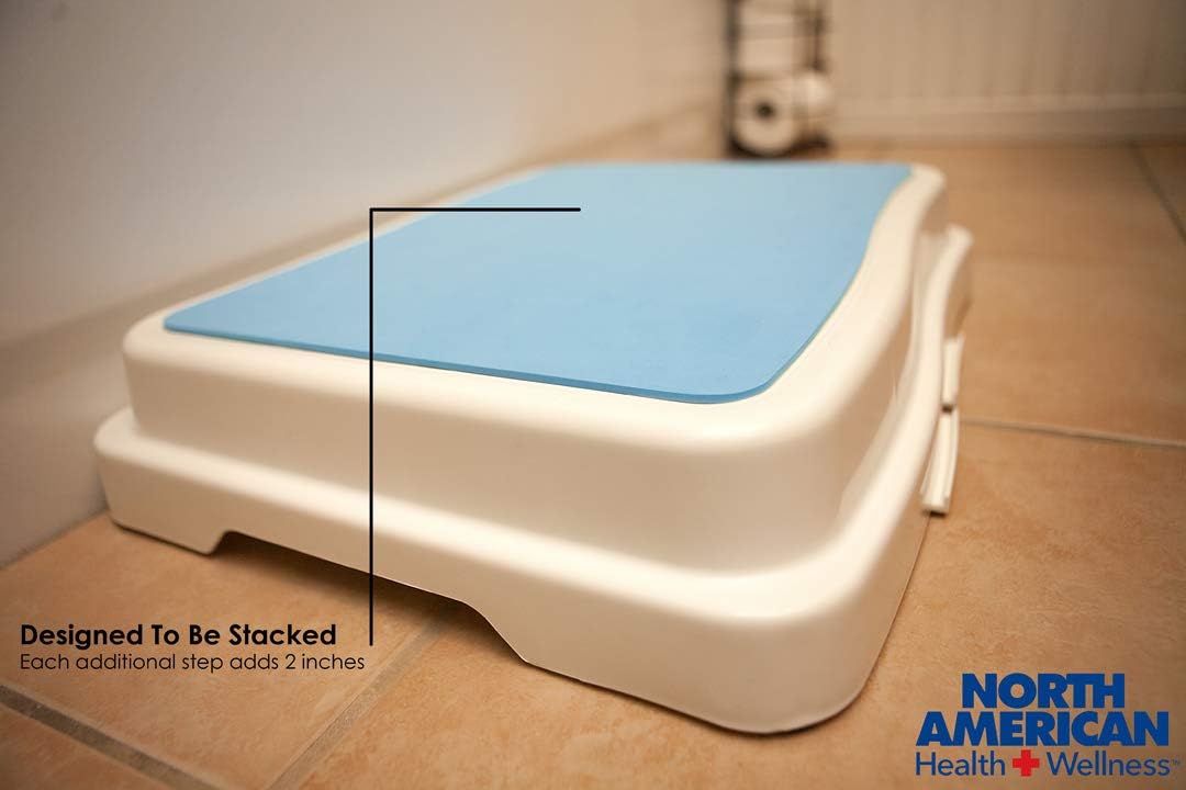 Flash Deals - 70% OFF Ideaworks Slip Resistant 4 Bath Step, Stackable Platform for Bathtub Get Special Price Ideaworks Slip Resistant 4 Bath Step, Stackable Platform for Bathtub