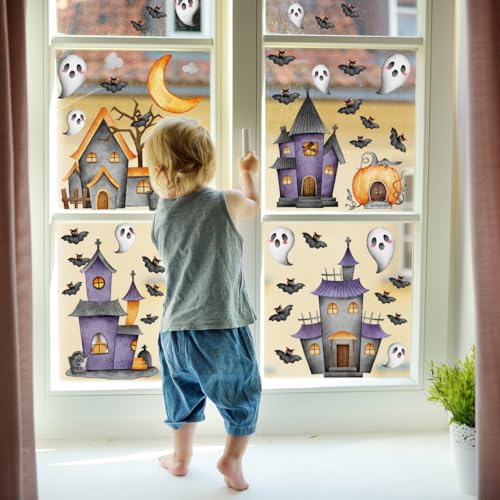 Vinilo Decorativo de Pared Casa Embrujada Halloween miniatura 5