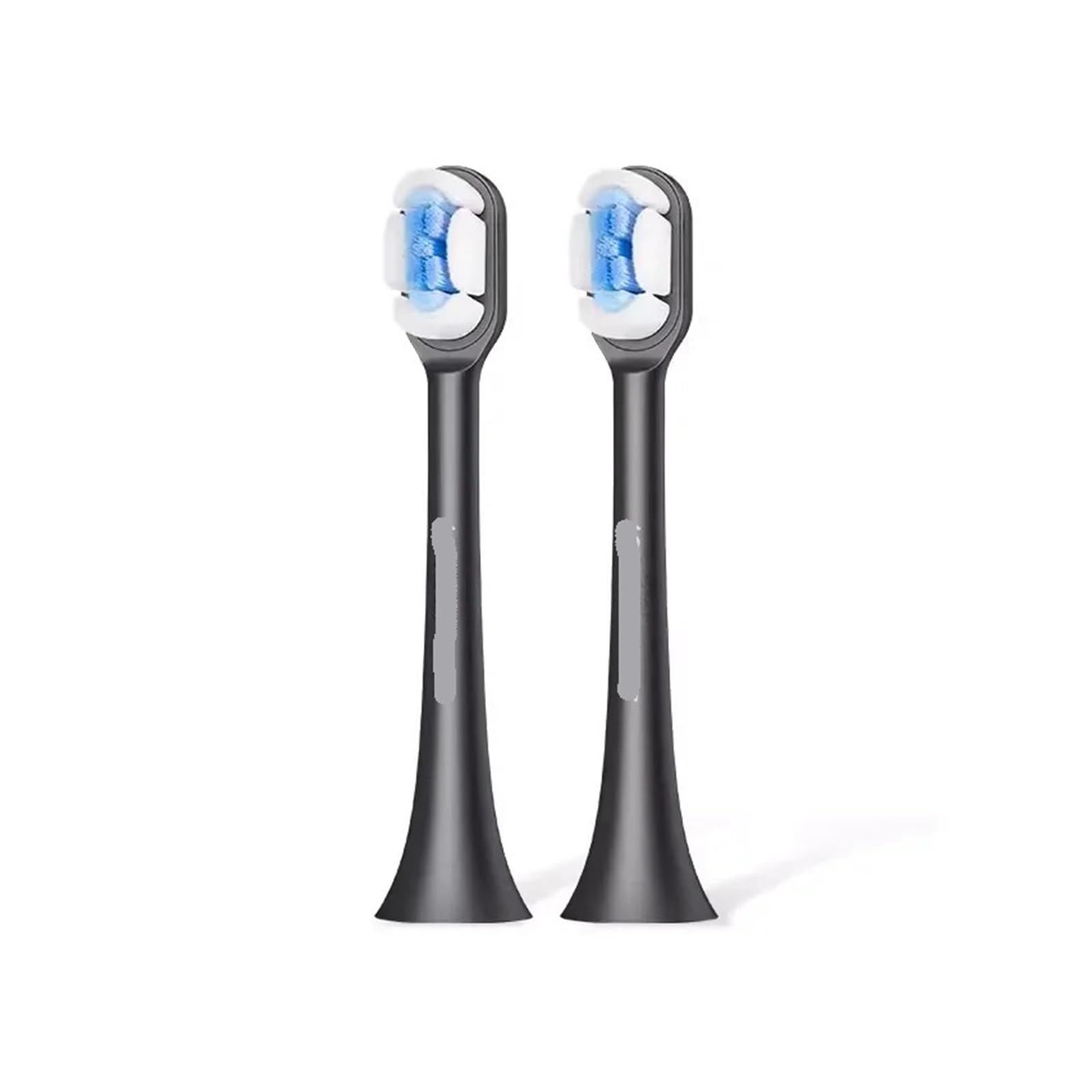 Cabezales 2Pcs, compatible con Soocas, X3 X3s | Cabezal cloud feeling de repuesto para cepillo dental eléctrico, PP(Black)