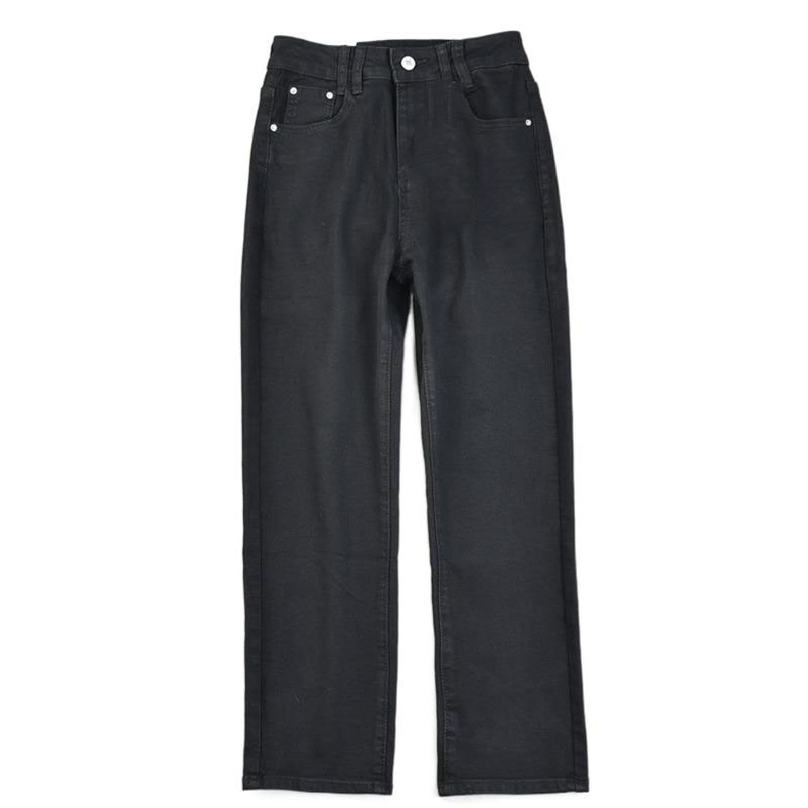 Jeans para Mujer Elásticos Ajustados Tiro Alto Oficina Casuales Rectos Pantalones