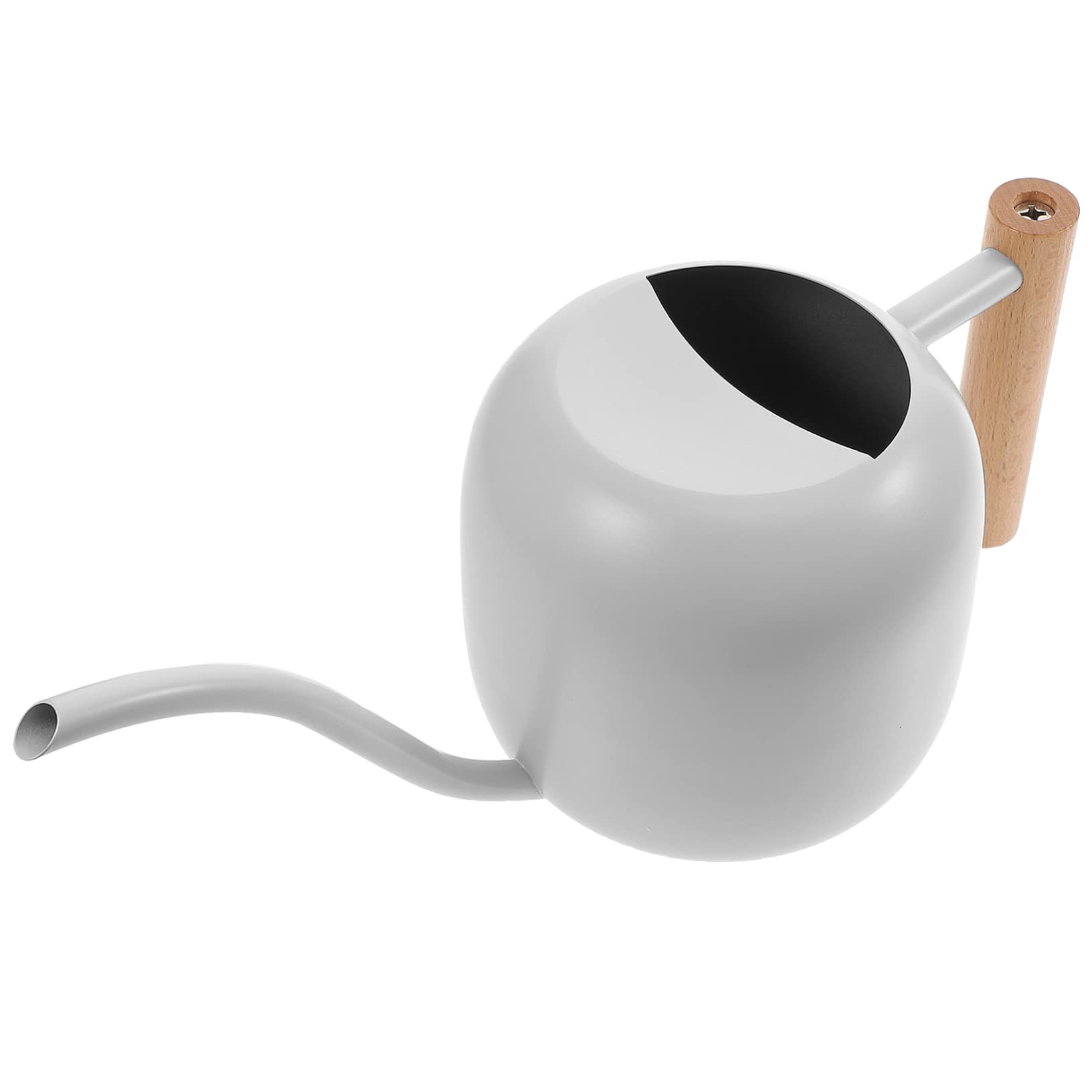 Regadera De De Metal con Mango De Madera Regadera para Flores para Jardinería y Cuidado De Plantas