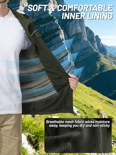 Image of SWISSWELL Mens Rain Jacket & Coats Packable Lightweight Waterproof Rain Shell Hooded for Golf Travel Hiking