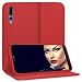 Produktbild mtb more energy® Schutz-Tasche Bookstyle für Huawei P20 Pro (6.1'') - rot - Kunstleder - Klapp-Cover Hülle Case