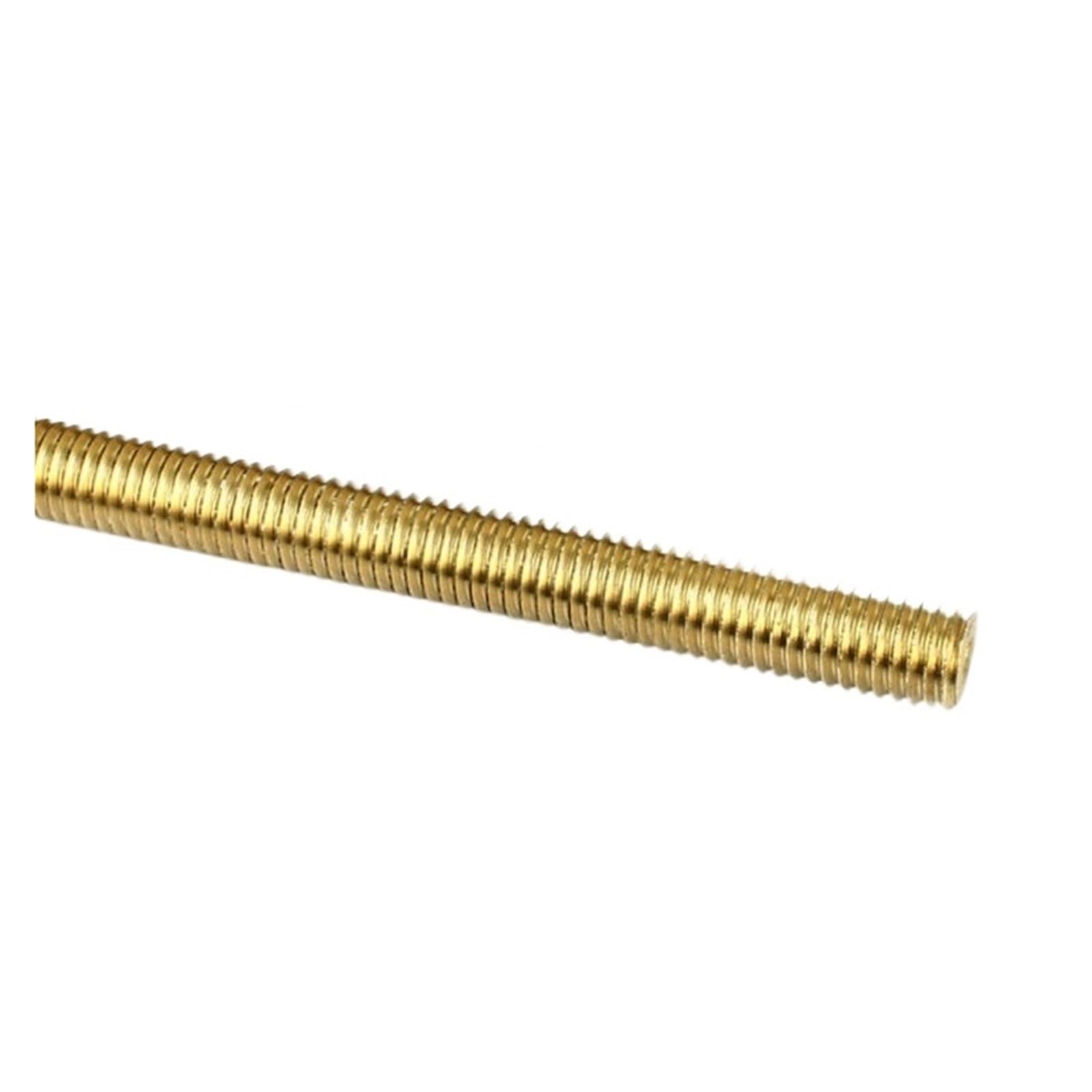 Varilla roscada, Varilla de rosca de latón M4 M5 M6 M8 M10 M12 Longitud 250 mm 500 mm de largo Perno métrico de latón Perno de barra de varilla de eje de rosca completa (1PCS)(M12 250mm)