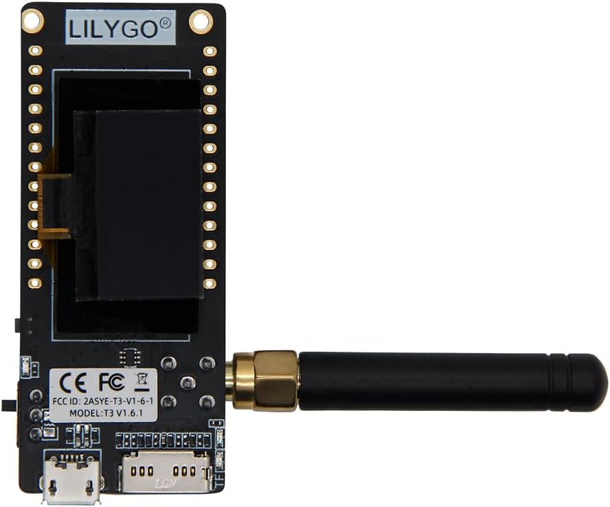 LoRa32 433Mhz ESP32 0.96 Inch OLED Development Board BLE SD Card WiFi TTGO Pedometer Module