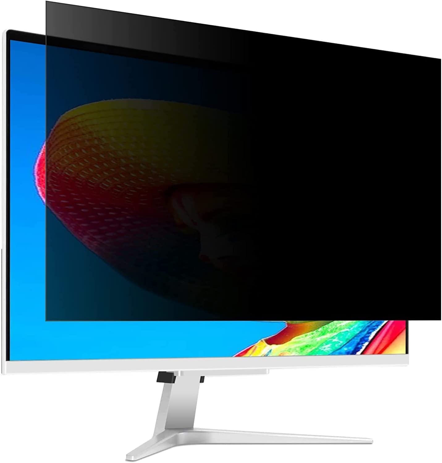 PYS 23.8 Inch 16:9 Aspect ratio Privacy Screen for Computer Monitor Removable Anti Blue Light Anti Glare Privacy Filter Easy on/off for Screen Protection