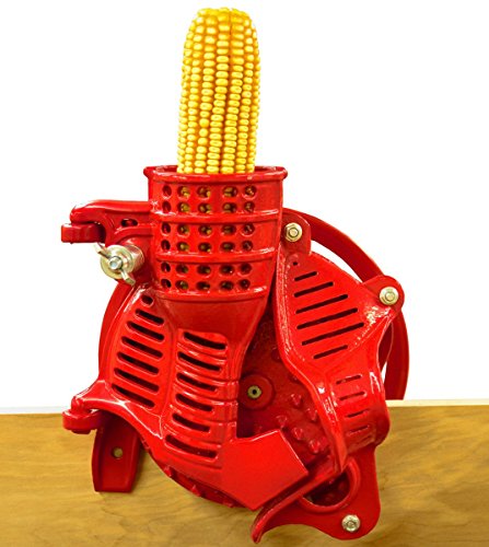 Maximizer Corn Sheller (Red), Manual Hand Crank Thresher, Walnut Shucker/Huller â€¦