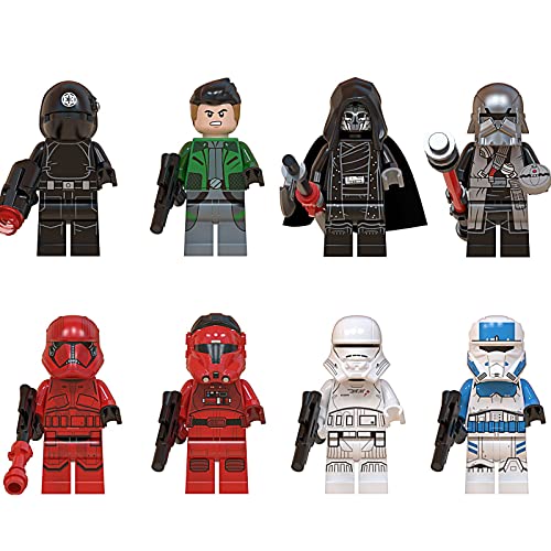 GHFGXF Mini Figures Advent Calendar Collection Figure 8 Pcs Set Series Custom Collectible Minifigure,Compatible with…