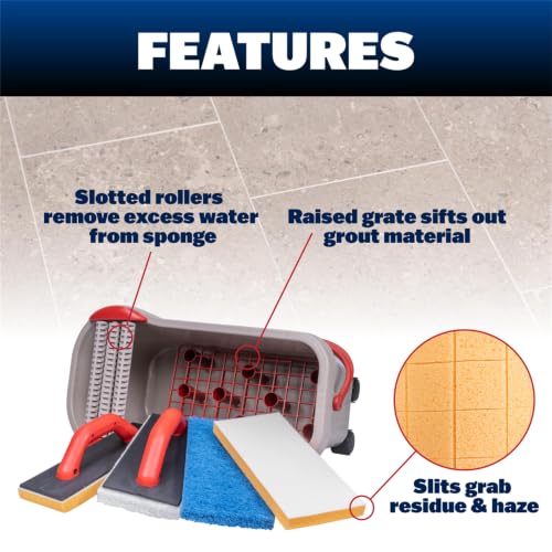 Image of BARWALT Ultra Tile Grouting System, Grout Bucket Kit, Assembled in the USA